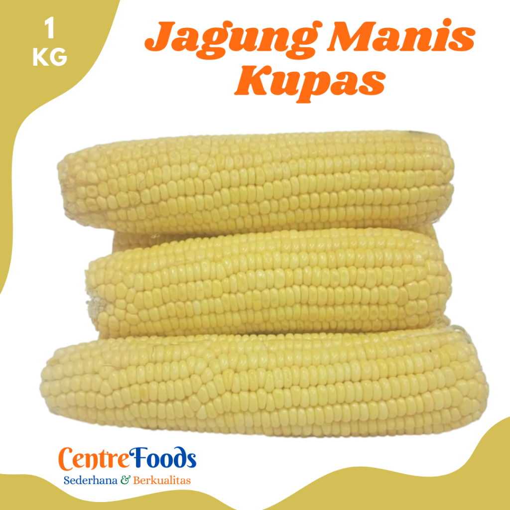 

JAGUNG MANIS Kupas - Corn Fresh | 1.000gr [ Harga Per KG ]