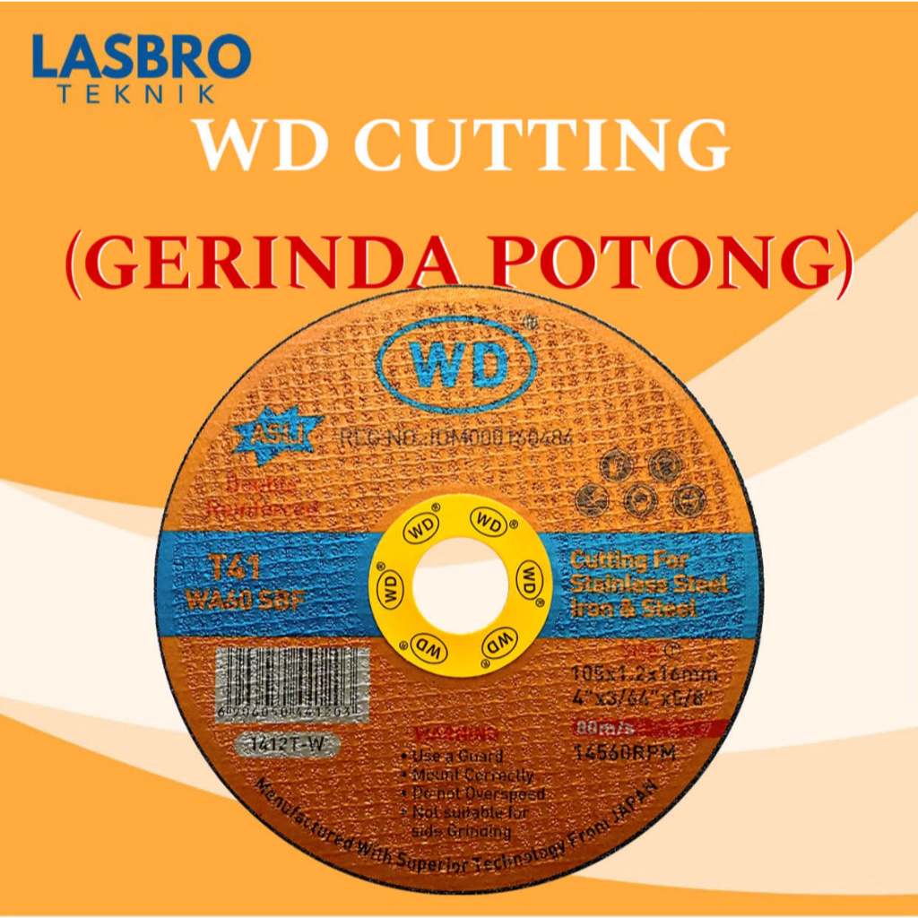 WD4' BATU GERINDA POTONG 4INCH WD BATU GRENDA POTONG WD 4 INCH