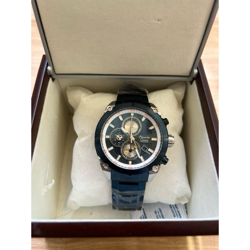 Jam TANGAN PRIA ALEXANDRE CHRISTIE AC6490/ AC 6461 Original GARANSI RESMI 1 tahun. AC Black Rosegold