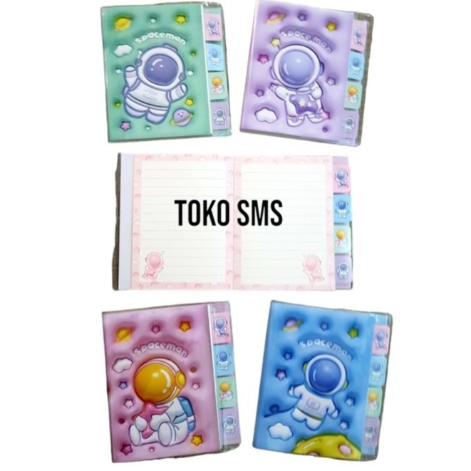 

BUKU NOTEBOOK A6 FOR YOU SPACE ANEKA WARNA MOTIF 4 SEKAT DIVIDER LUCU MURAH
