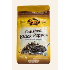 

Crushed Black Pepper Jays / Lada Hitam Remah 8gr/ Jays/ Bumbu Lada Hitam