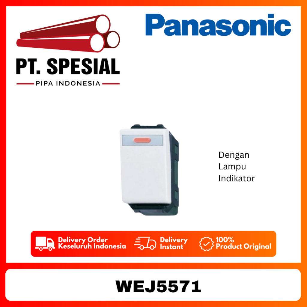Mata Saklar Panasonic Sakelar WEJ5571 WEJ 5571 Indikator Lampu - 08