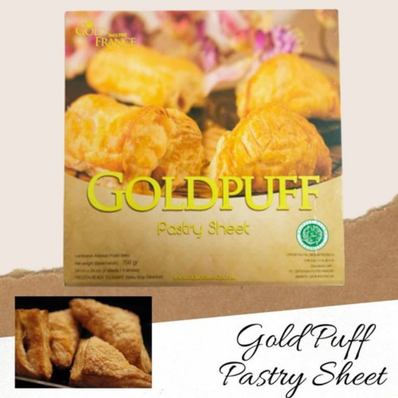 

Gold puff pastry 750 gr