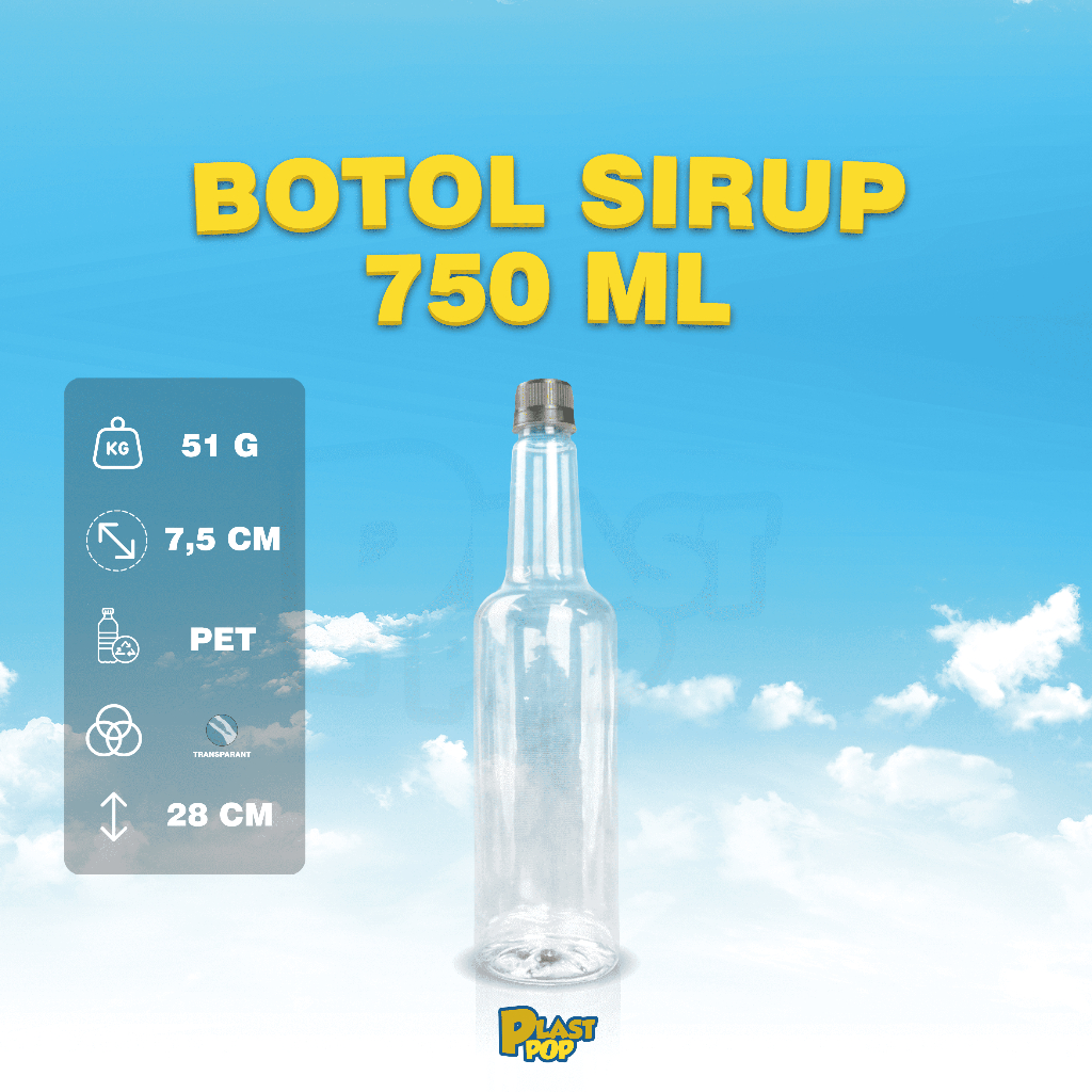 (Instant & Same Day) Botol PET Sirup Syrup Flavour Kopi Denali Marjan 750 ml N28