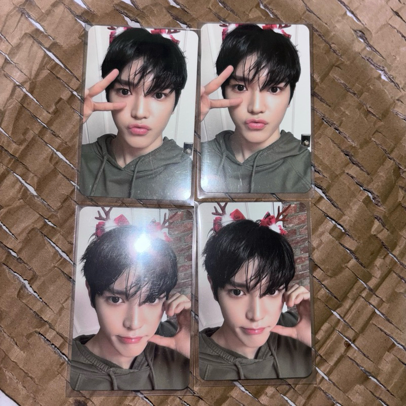 [READY STOCK] PINK CHRISTMAS NCT 127 TAEYONG PHOTOCARD PC AYYO TRADING CARD OFFICIAL