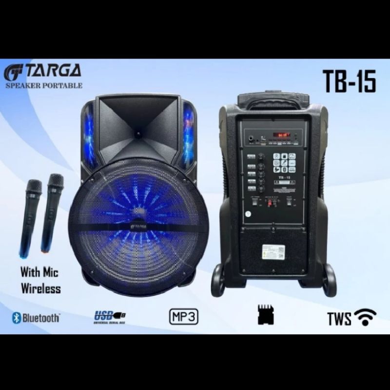 Speaker portable Targa TB15 original 15inch