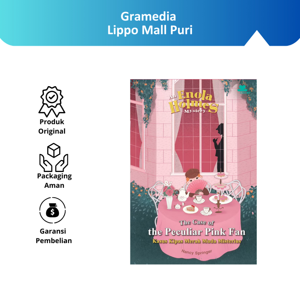 Gramedia Lippo Mall Puri - Kisah Misteri Enola Holmes: Kasus Kipas Merah Muda Misterius