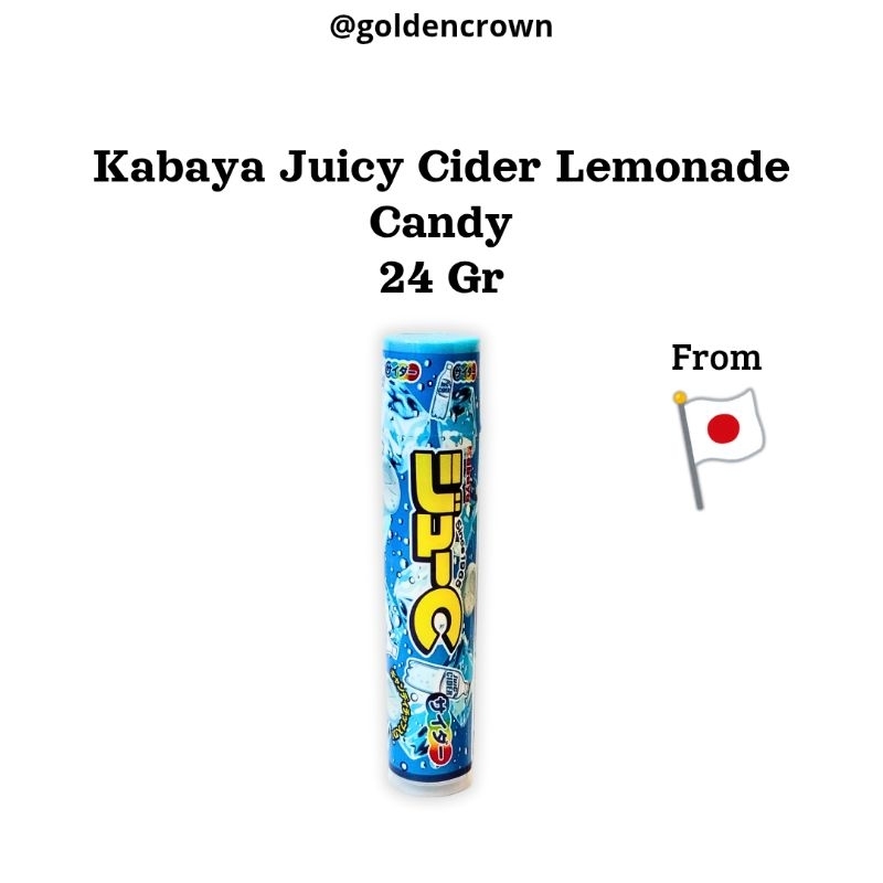 

Kabaya Juicy Cider Lemonade Candy | Kembang Gula Rasa Cider 24g