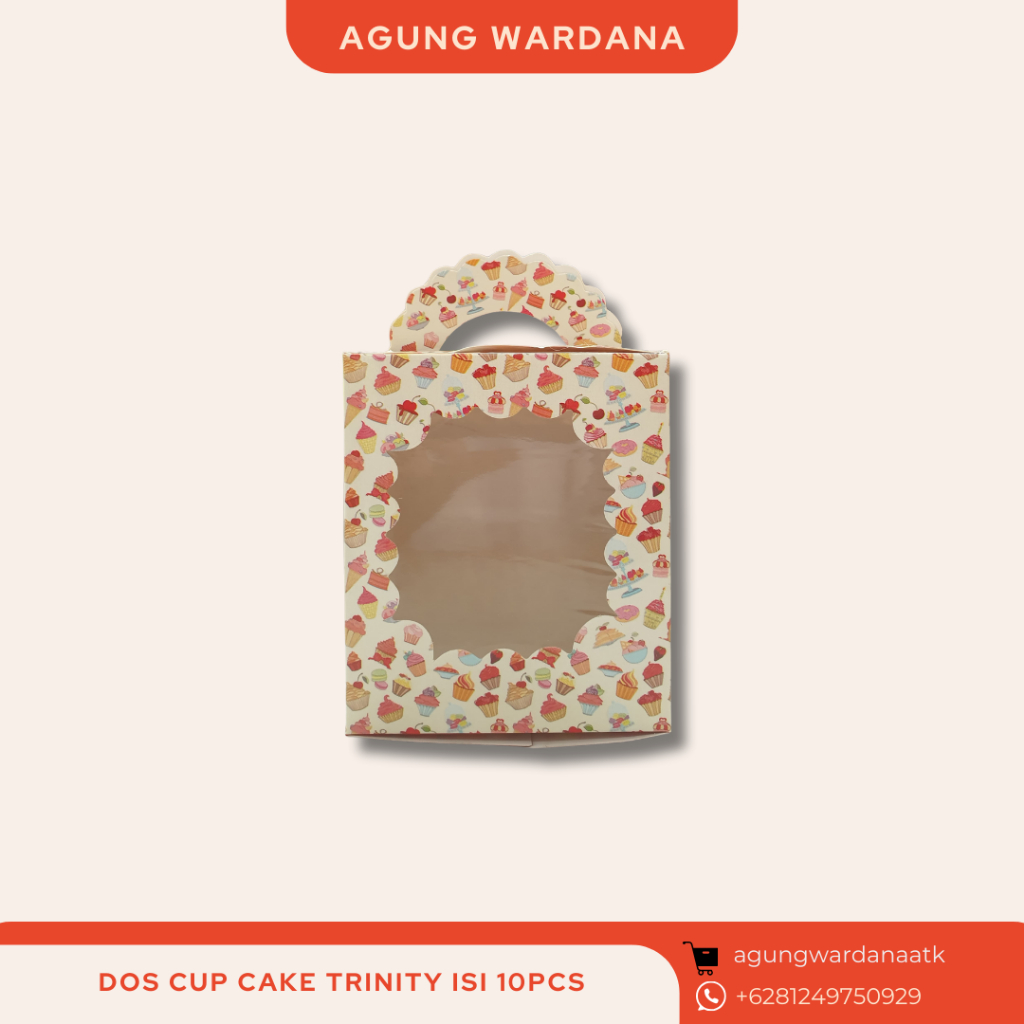 

DUS CUP CAKE TRINITY ISI 10 PCS