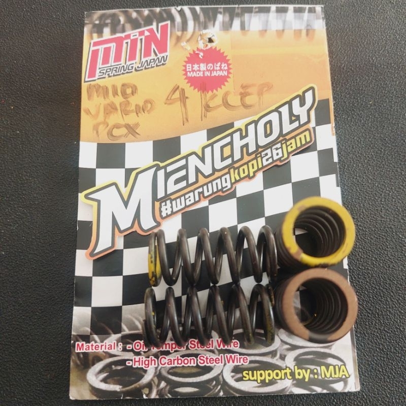 per klep mtn japan untuk head vario pcx 4 klep & head mio 4 klep maximal lift 11