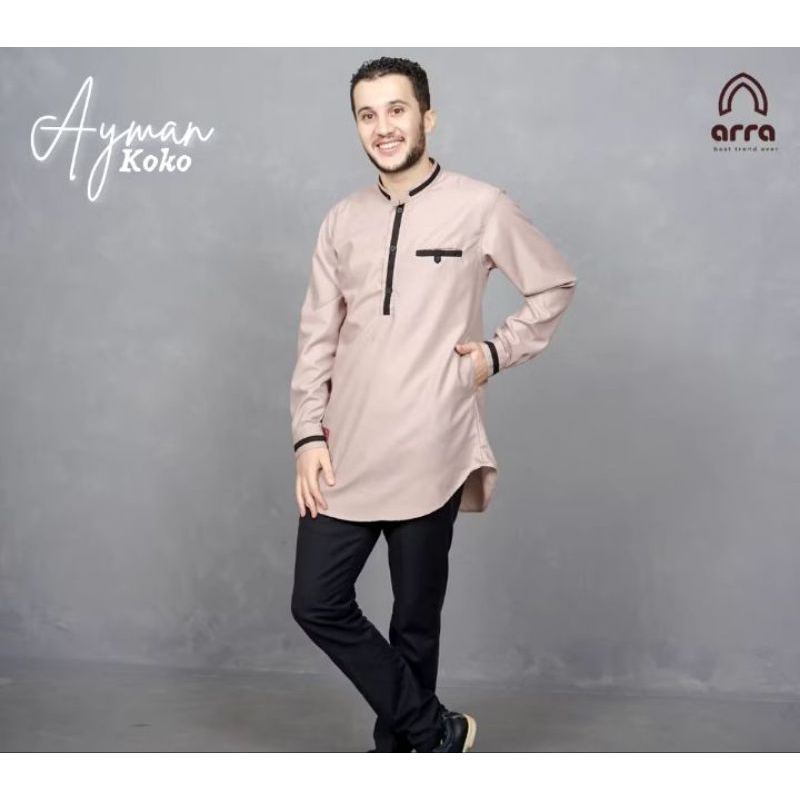 Baju Koko Sarimbit Dewasa Series Ayman Original Brand Arra Baju Koko Jumbo