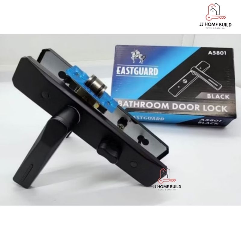 Eastguard Handle Kunci Kamar Mandi Hitam /Kunci Pintu Alumunium
