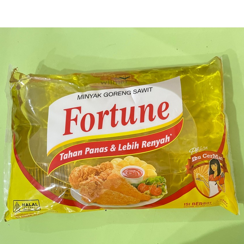 

Minyak FORTUNE Pillow 1 Liter / Minyak Goreng Pillow Bantal TERMURAH