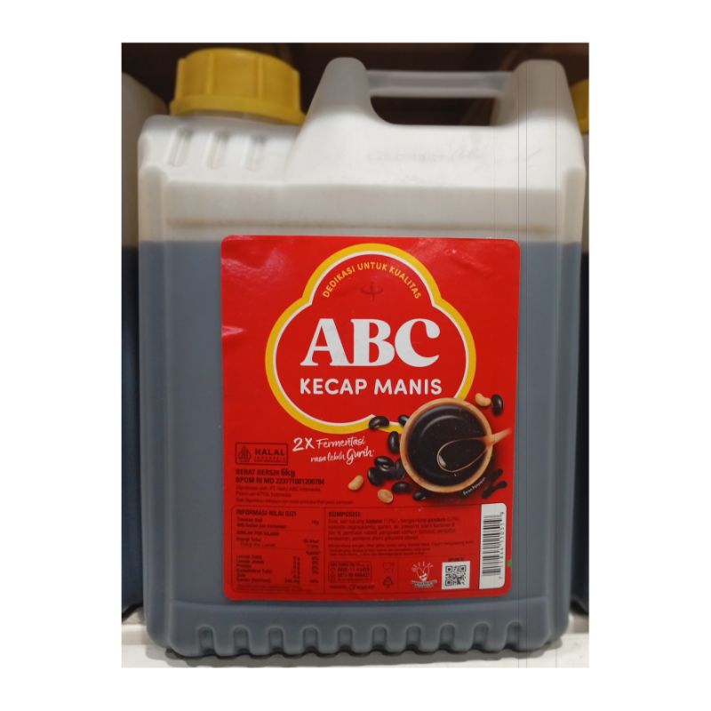 

ABC KECAP MANIS JERIGEN 6KG