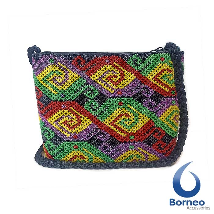 Tas Selempang Fashon Wanita Manik Dayak Kalimantan