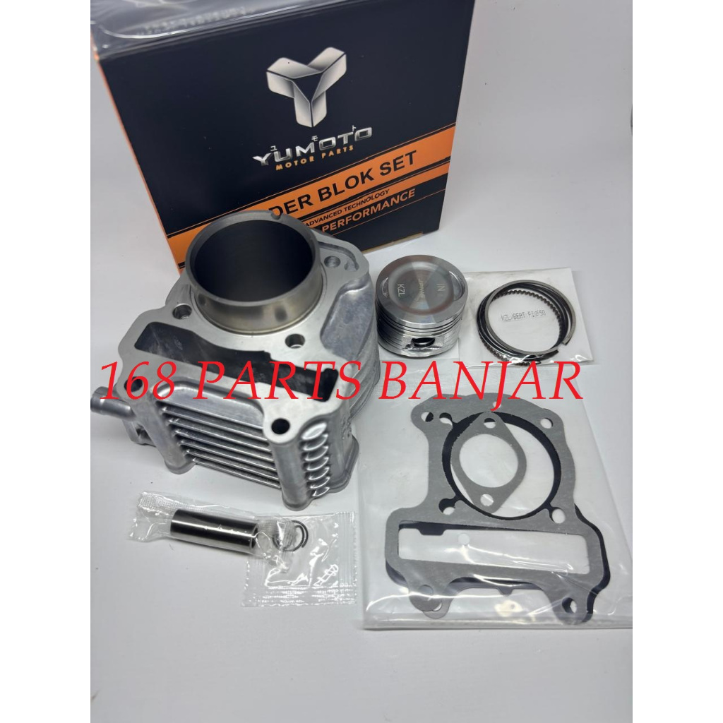 Ymt Yumoto Kas Cylinder Silinder Kit Blok Set Honda Beat FI / Scoopy FI / Spacy FI KZL (50mm)