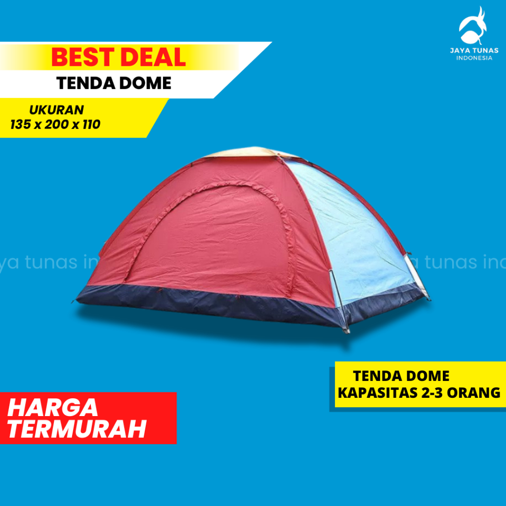 Tenda Dome Hiking 2-3 Person / Tenda Camping  / Tenda Kemping Anak Karakter [Bisa COD]