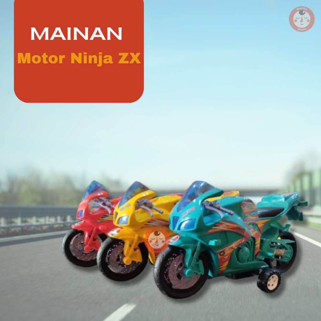 Mainan Anak Motor Ninja ZX Monoshock