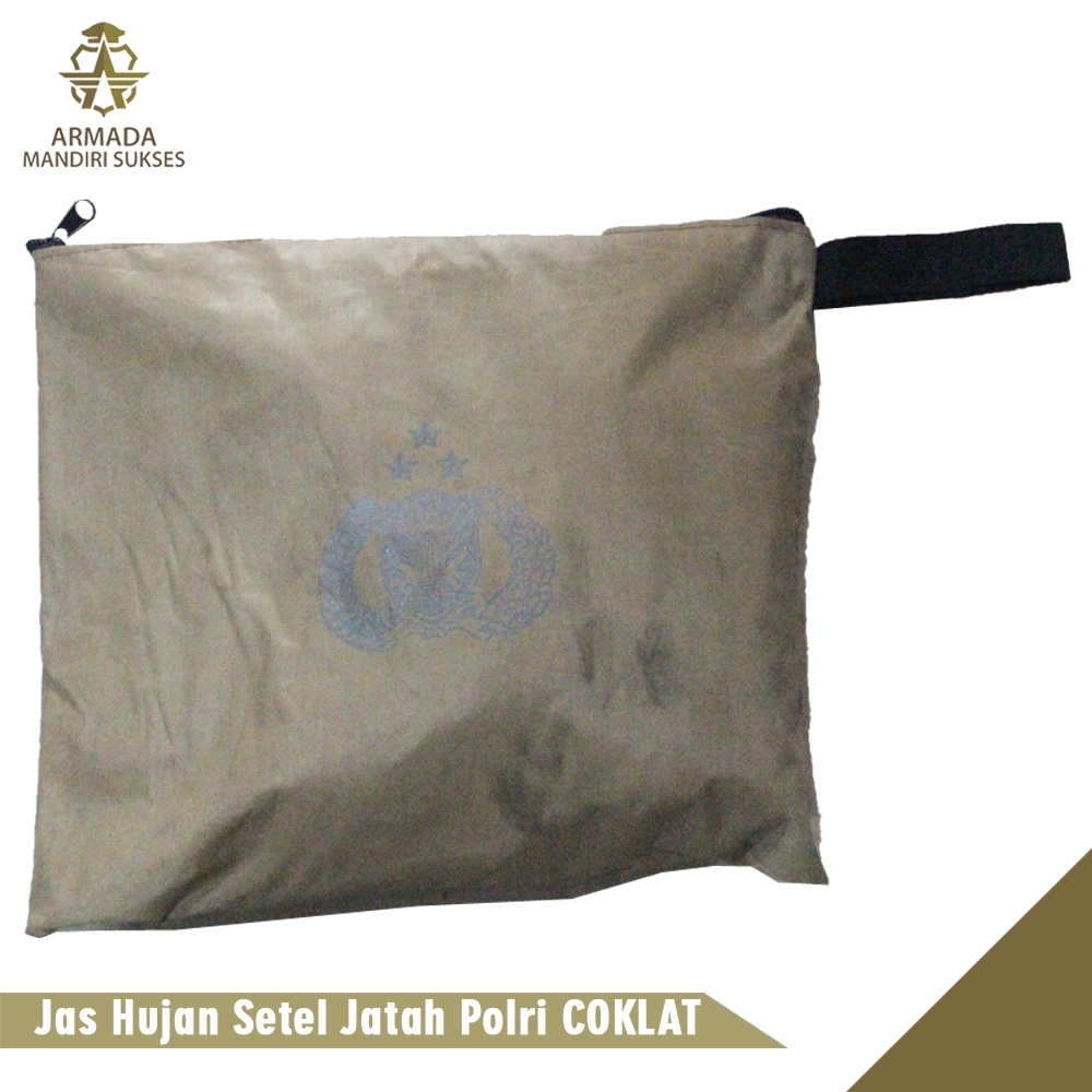 Jas Hujan Stel Jatah Polri Coklat