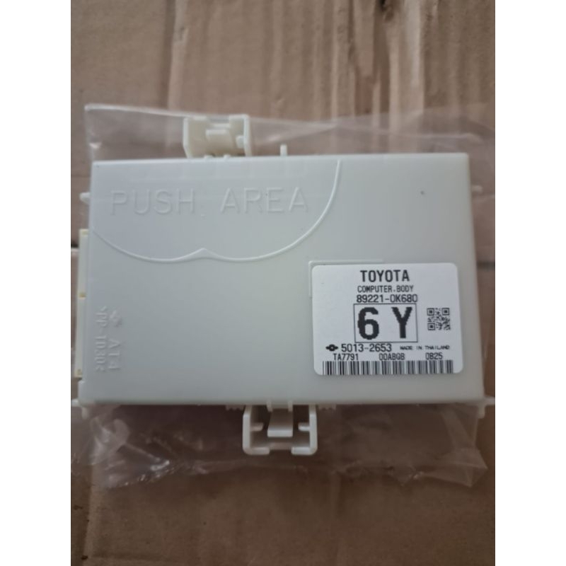 Toyota Computer Body 89221-OK680 BCM Fortuner VRZ