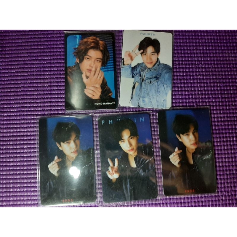 pc photocard gmmtv lol2024 shining card holder pond phuwin fourth