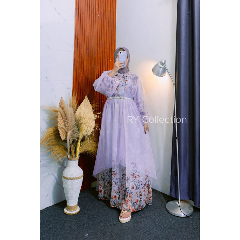 Nevia Gamis Ceruty Printing Motif Mix Tile Lepas Pasang