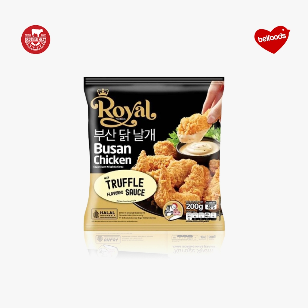 

Belfoods Royal Busan Chicken Wings Truffle Flavour 200gr - Brothermeatshop