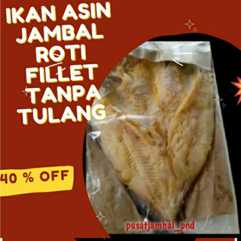 

Promo Ikan Asin Jambal Roti fillet Tanpa Tulang Tengah Produksi Pangandaran