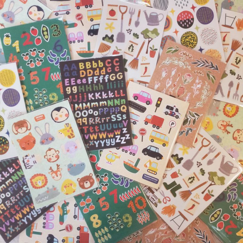 

Sticker lucu & kartu ucapan lebaran - greeting card hang tag aesthetic mainan edukasi anak