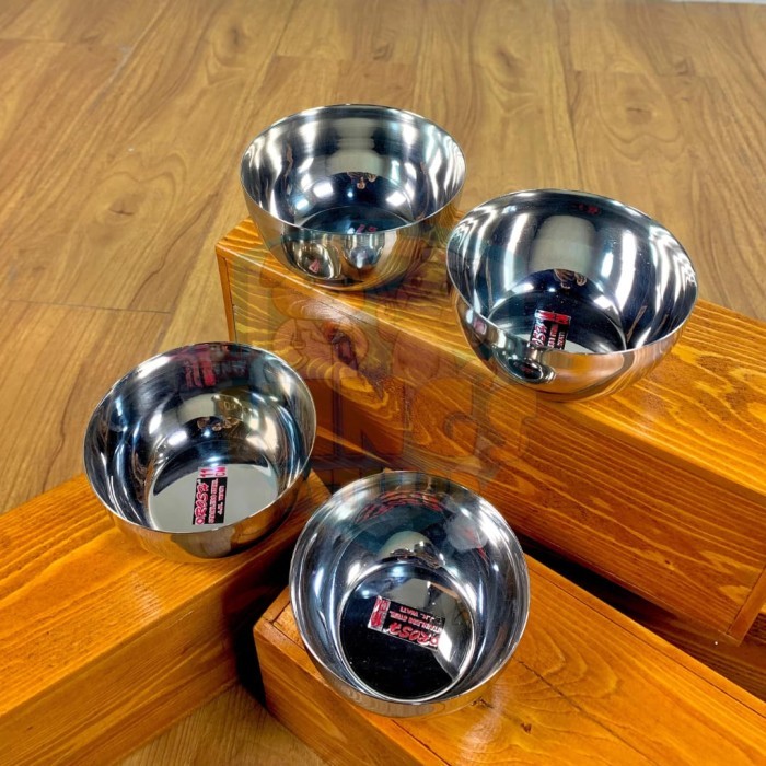 TEMPAT MAKAN HEWAN / MANGKOK STAINLESS ROSH JK WATI