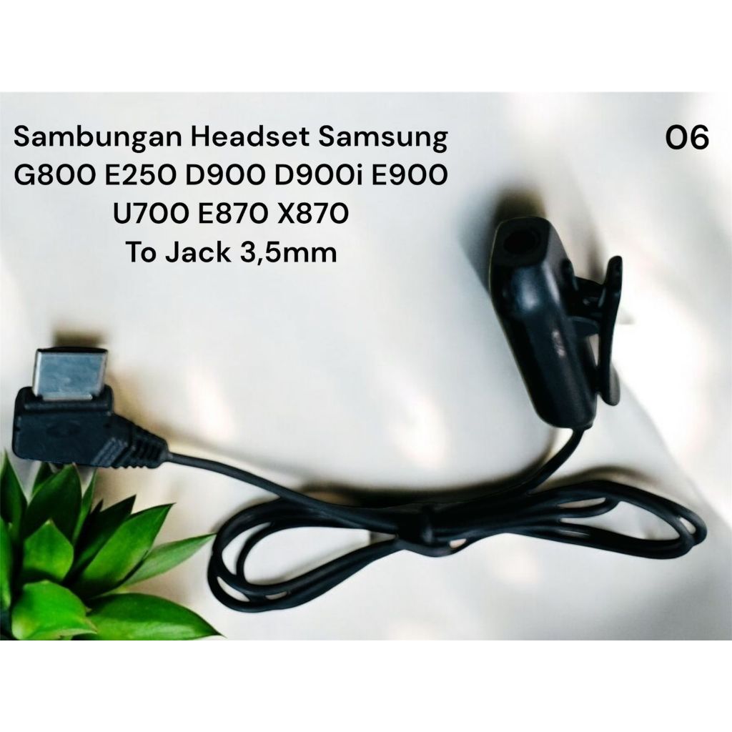 Sambungan Headset Headsfree LG jadul Original for KE850 KG320 KG800 KC550 dll.