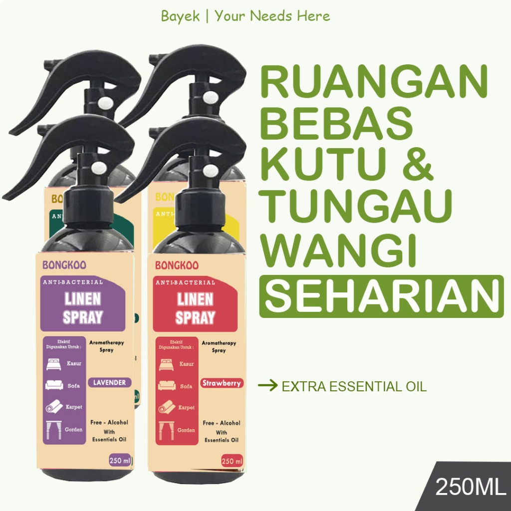Linen Spray Anti Bacterial Pembasmi Tungau Kasur Obat Kutu Kasur Anti Kutu Kasur Fabric Spray Anti B