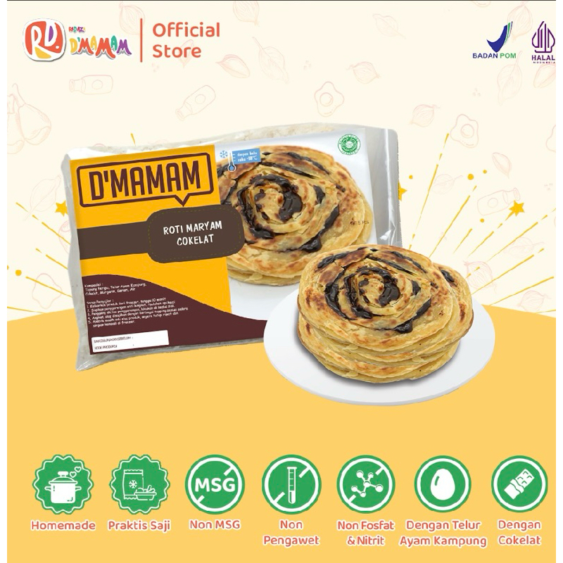 

D'Mamam Roti Maryam Cokelat