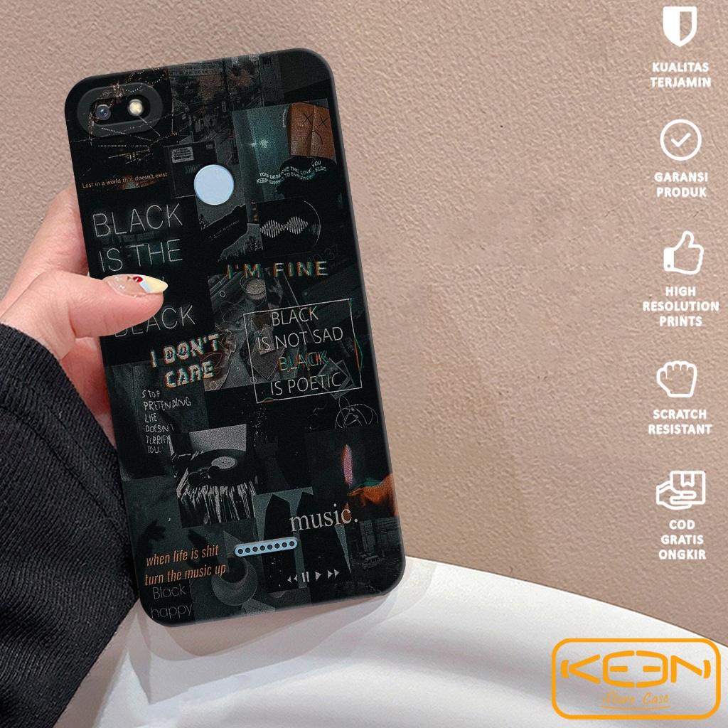 Case Xiaomi Redmi 6 - Casing Hp Xiaomi Redmi 6 Motif Aesthetic - Softcase Xiaomi Redmi 6 - Softcase 