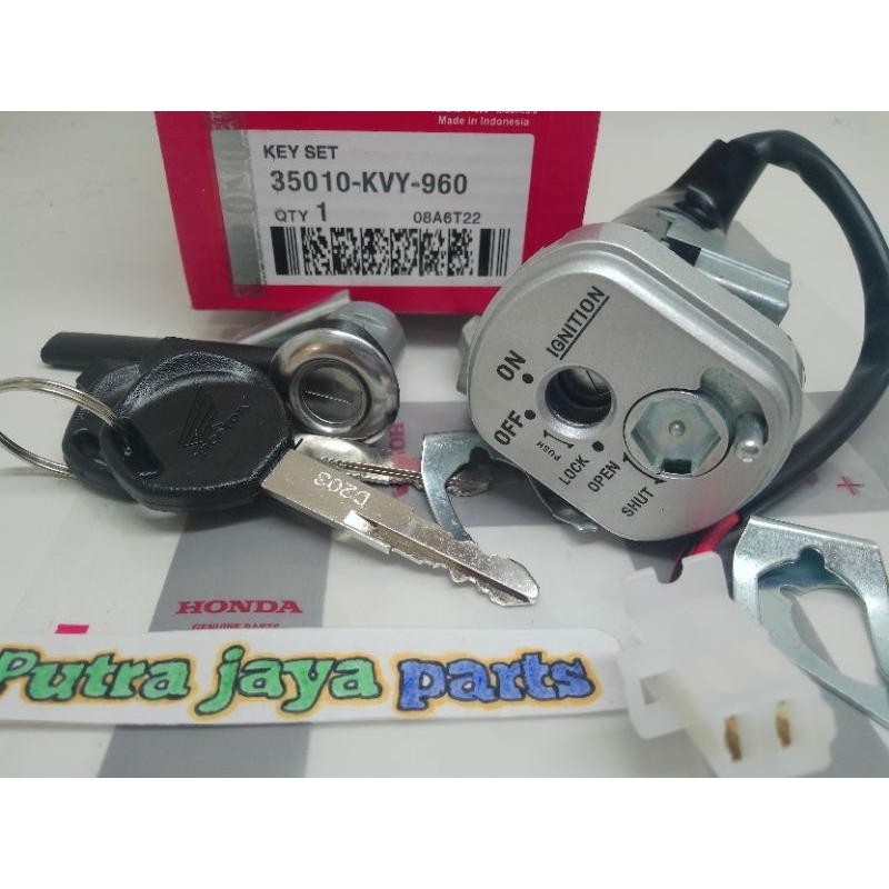 KUNCI KONTAK KVY HONDA BEAT KARBU OLD LAMA ORI