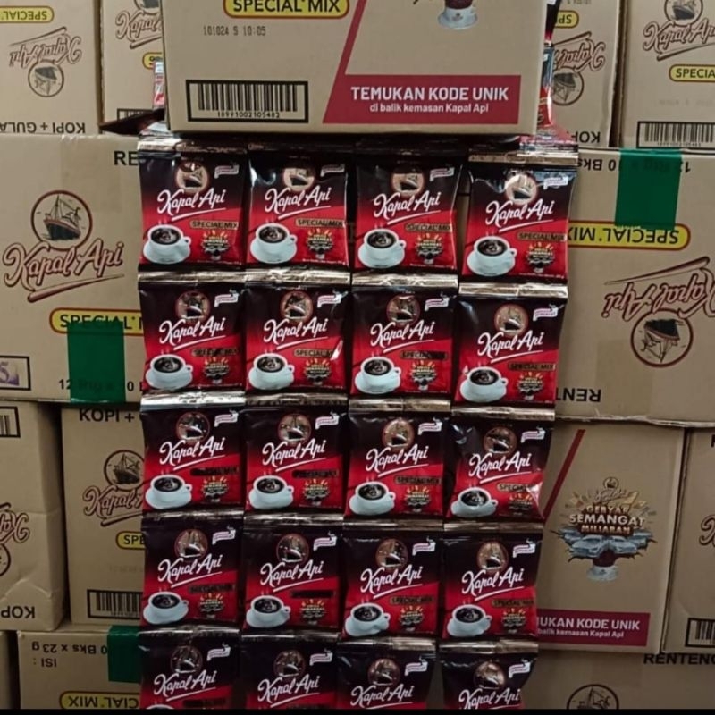

Kopi Kapal Api Special Mix 23gr Kemasan Renceng dan Karton