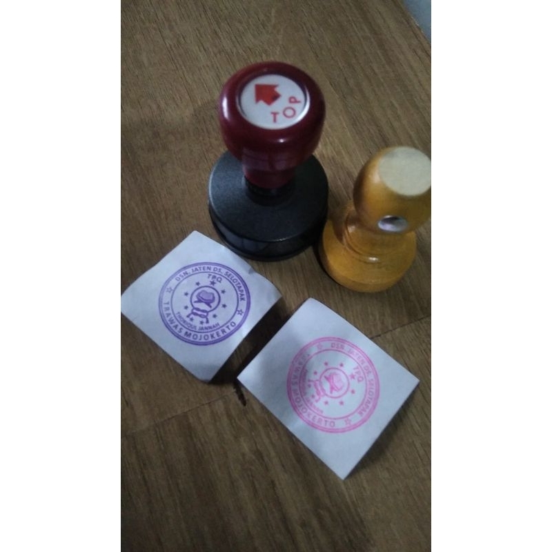 

stempel flas dan kayu