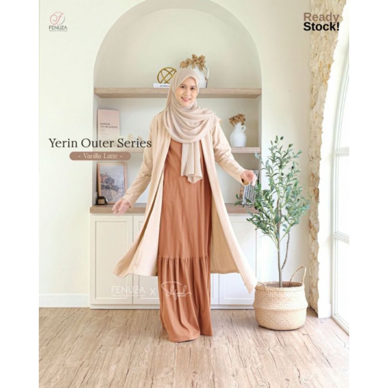 Yerin Outer /Long Outer/Cardigan/Outer muslim by Fenuza