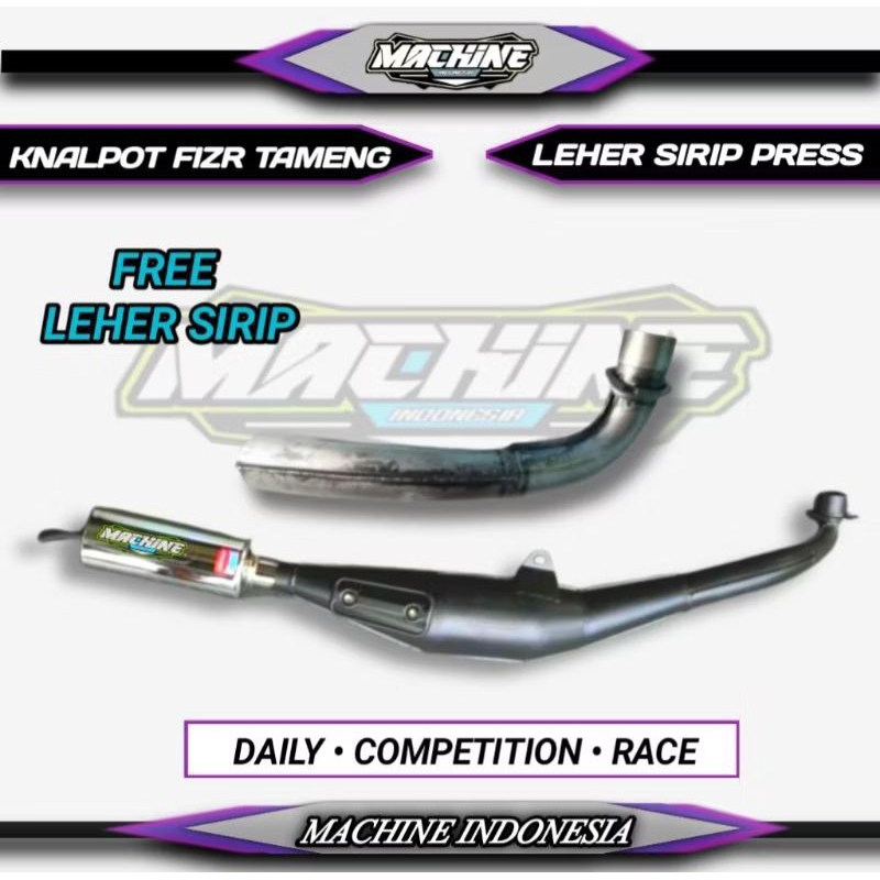 KNALPOT STANDAR RACING FIZR FIZ R GRATIS LEHER SIRIP ORIGINAL MACHINE BUKAN EL9  RTX