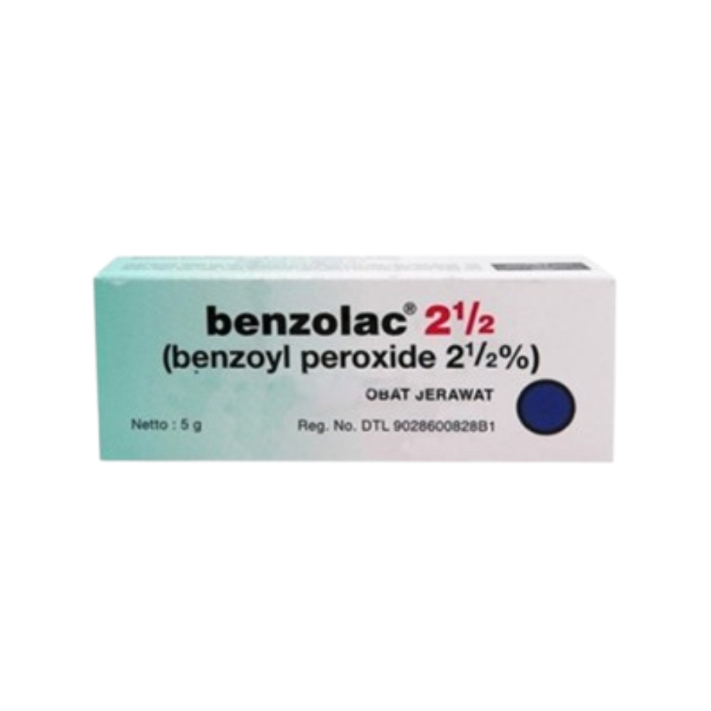 Benzolac 2,5% Benzoyl Peroxide 5gr