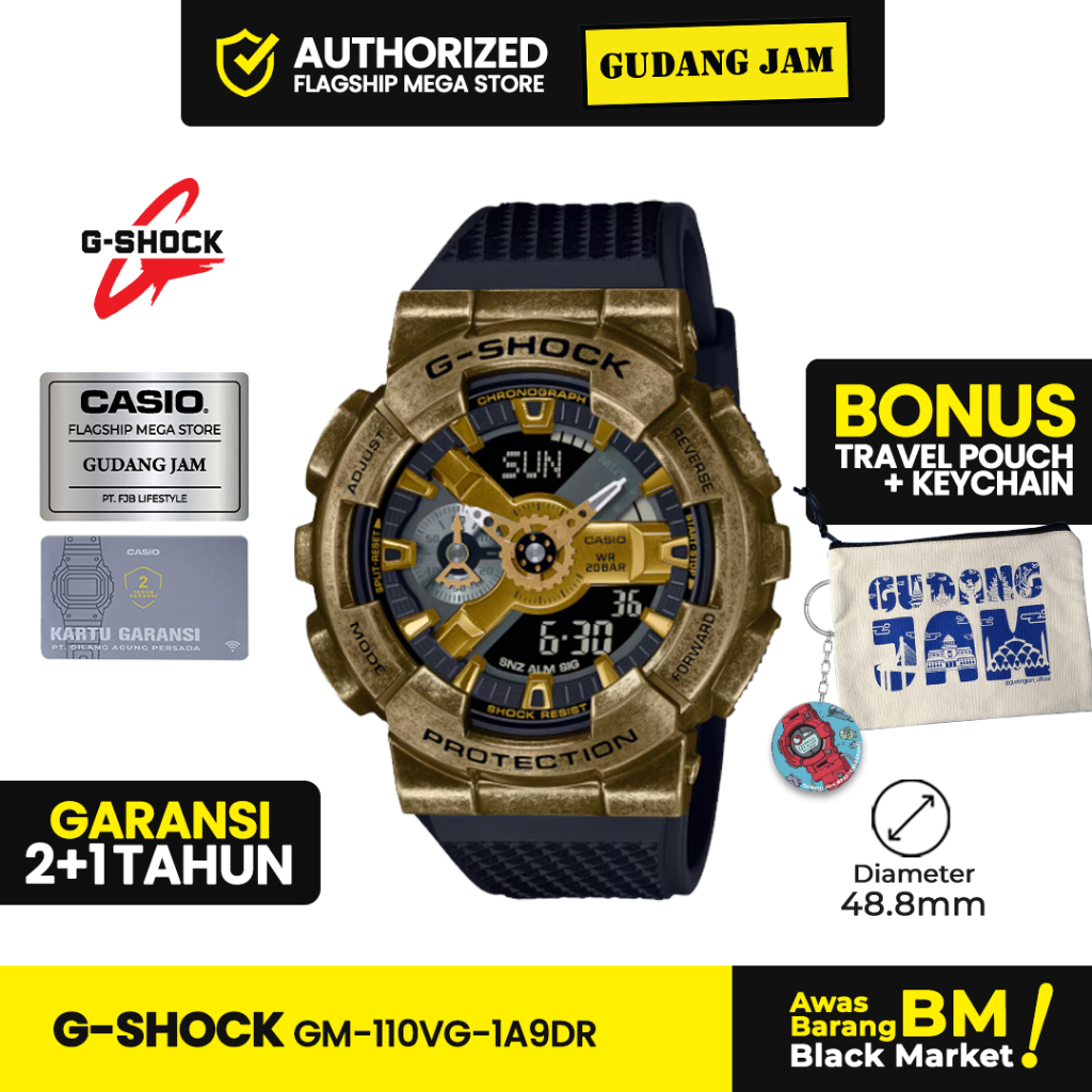 Jam Tangan G-Shock GM-110VG-1A9DR GM-110VG GM-110 GM110VG GM 110VG