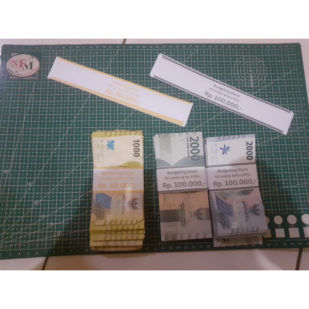 Pengikat uang / ban uang / uang gepokan