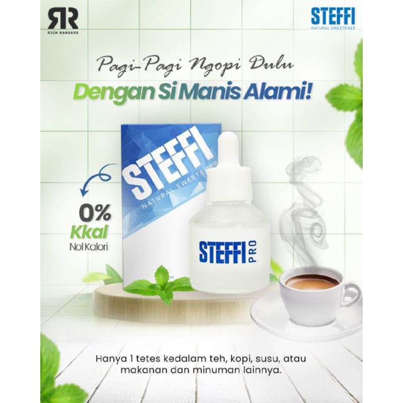 

STEFFI PRO (stevia) pengganti gula biasa 0% kalori