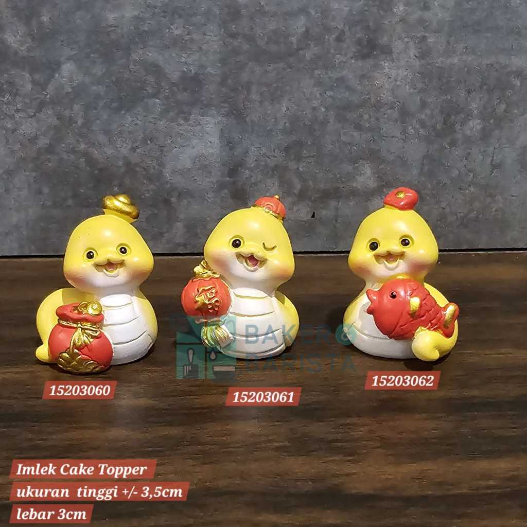 

Imlek Cake Topper Clay Snake / Hiasan Clay Ular varian hiasan kue imlek cny cake decoration topper imlek