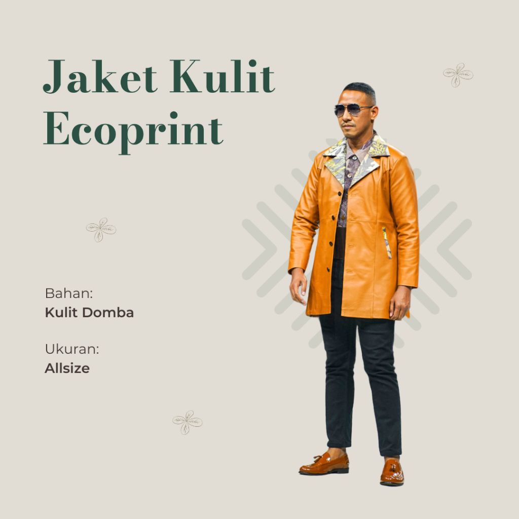 Jaket Kulit Ecoprint Namira Ecoprint Premium