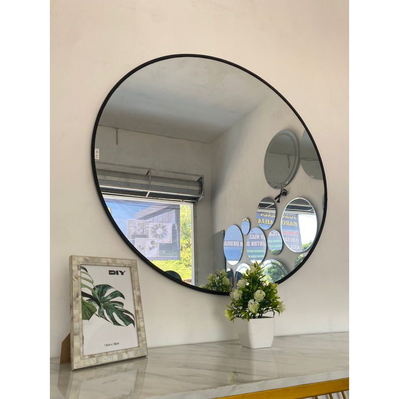 cermin aesthetic wastafel kamar mandi