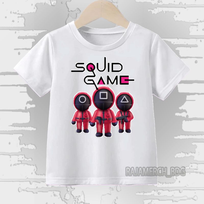 BAJU KAOS ANAK SQUID GAME BAJU ANAK SQUID GAME