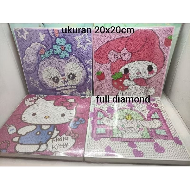 diamond painting sanrio diamond painting kuromi diy diamond painting motif diamond painting full dia