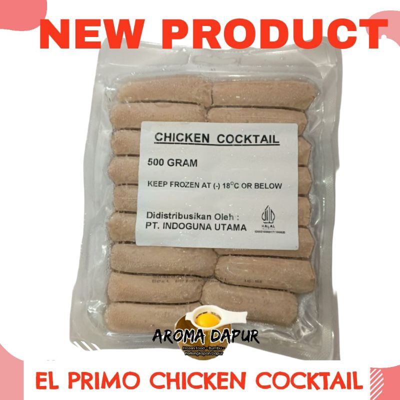 

El Primo Sausage Chicken cocktail Elprimo sosis ayam cocktail 500 gram