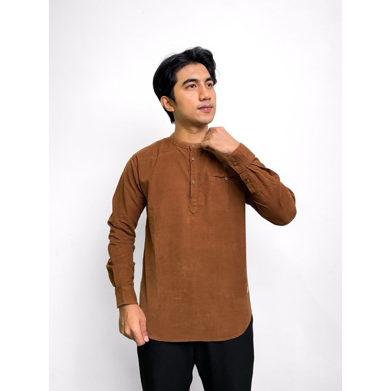 KOKO CORDUROY SAJUAK LENGAN PANJANG/ KOKO BAHAN CORDUROY/ ORIGINAL SAJUAK BAJU KOKO / BAJU MUSLIM/ O
